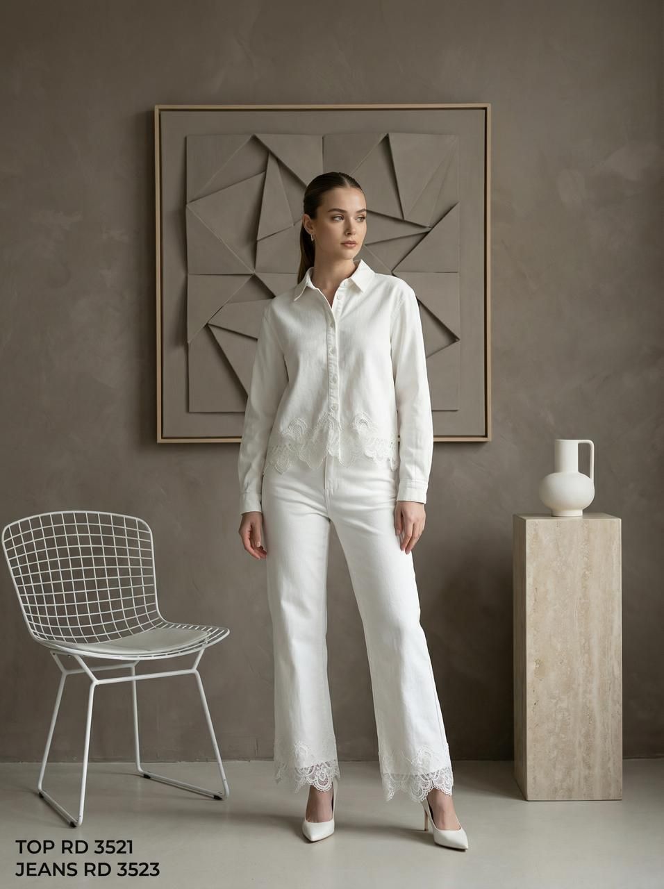 Shirt White Denim BRD3521