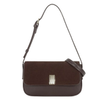 Faux Suede Allure Shoulder Bag in Bigger Size – Effortless Elegance with a Modern Edge