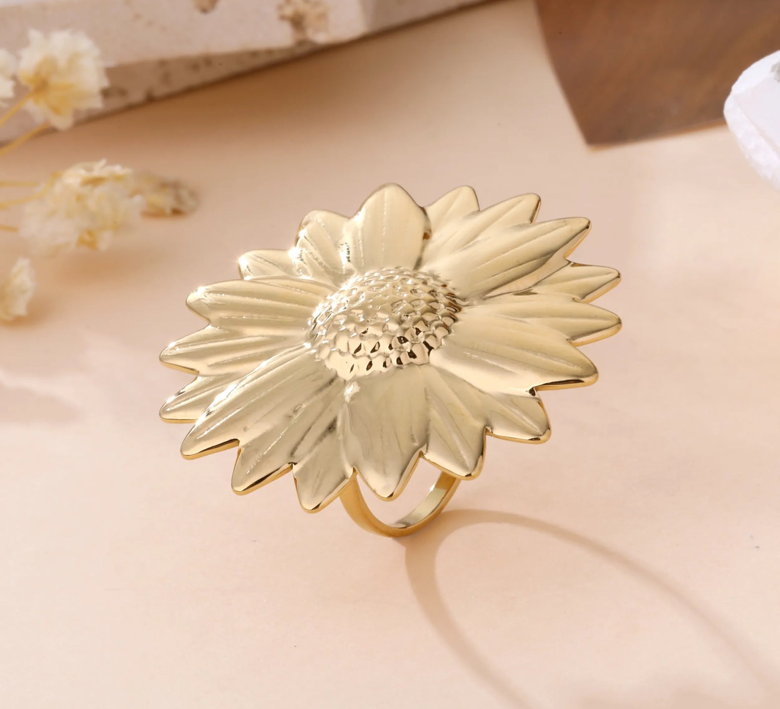 Large Flower Ring