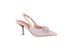 The Pearl Buckle Slingback Heels – Luxe Glamour Meets Timeless Grace