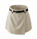 Belted A-Line Mini Skirt W49753