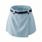 Belted A-Line Mini Skirt W49753