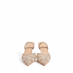 The Blossom Embroidered Mesh Heels – Romantic Elegance Redefined