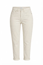 Buttercream High-Waisted Straight Leg Jeans N2036