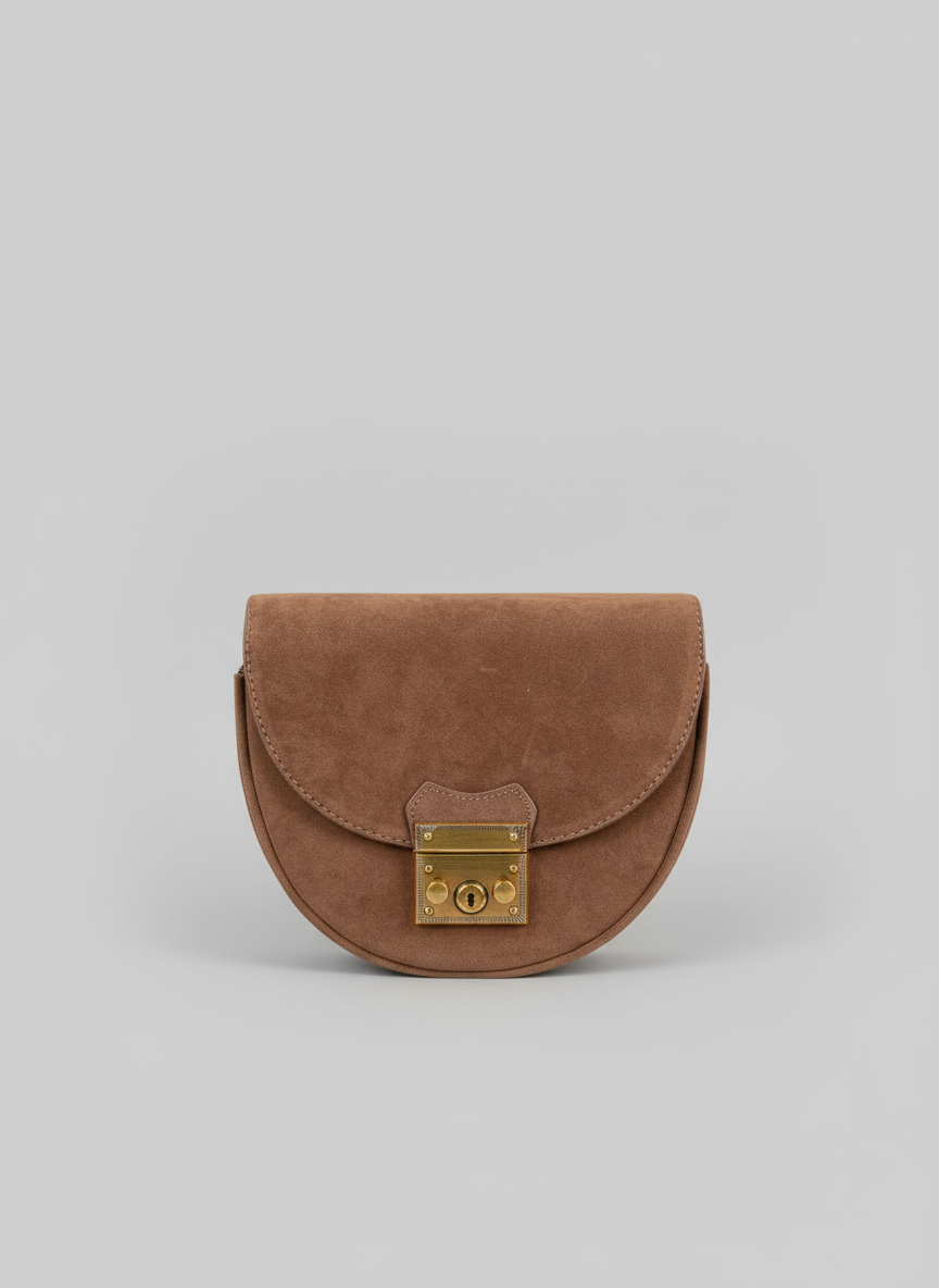 Vintage Grace Suede Bag – Timeless Elegance in Every Detail